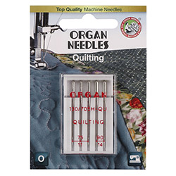 ORGAN NEEDLES QUILTING ANTIGLUE 130/705H QU LP № 90/5 Толщиномеры