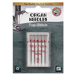 ORGAN NEEDLES TOP STITCH 130/705H № 80/5 Аппараты для сварки линолеума, ПВХ-тканей, кровельных материалов