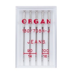 ORGAN NEEDLES JEANS 130/705H № 100/5 Для тканей, текстиля